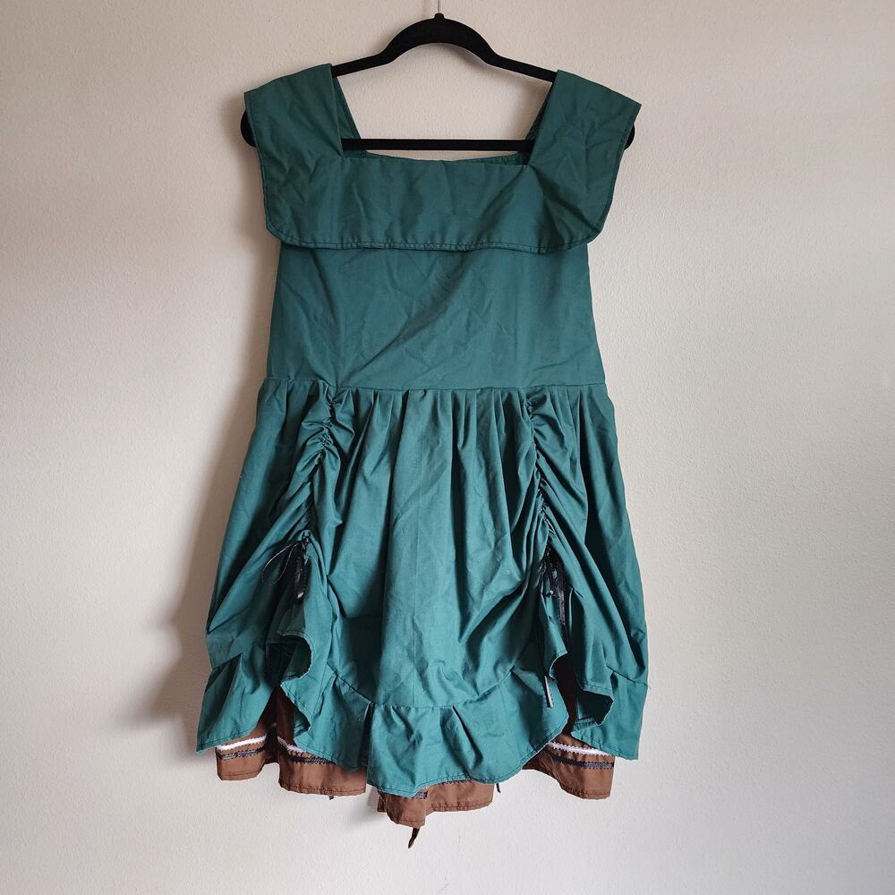 Sky Creations Cosplay Zelda Link Layered Dress Handmade Green/Brown
